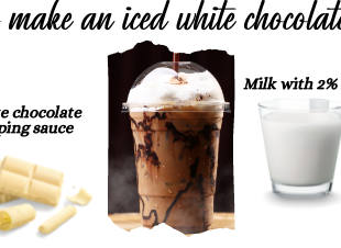 How to make an iced white chocolate mocha