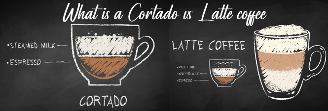 What is a Cortado vs Latte coffee