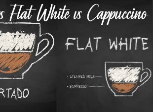 Diffrenrece between Cortado vs Flat White vs Cappuccino